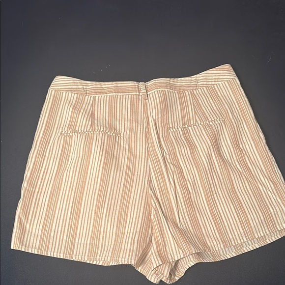 Lulu's Tan Striped Women's Shorts - Picture 2 of 4